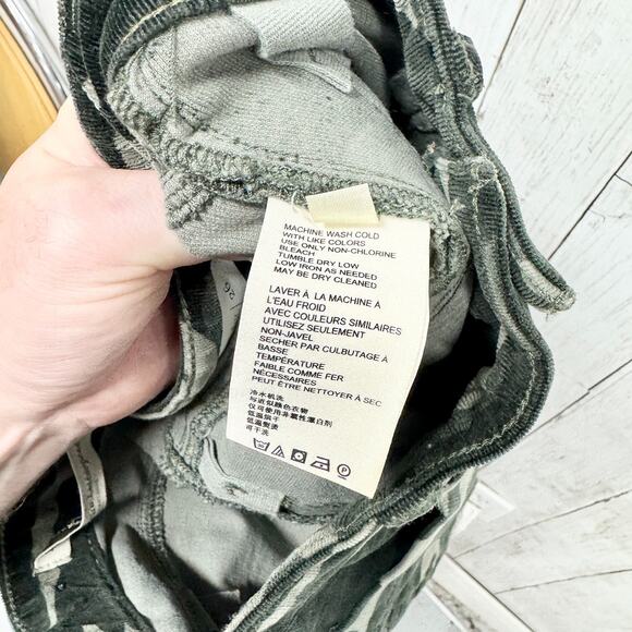 Pilcro Anthropologie Pants Women Size 26 Camo High Rise Skinny Denim Jeans - Picture 8 of 9